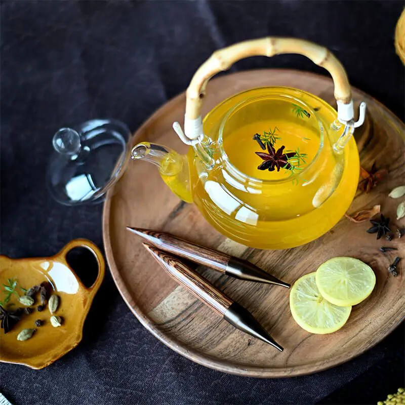 Puntas de Agujas Circulares Intercambiables KnitPro Ginger tejer