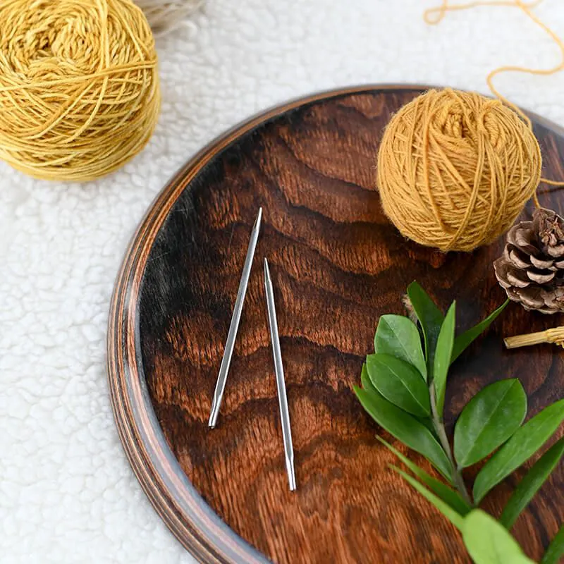 Puntas de Agujas Circulares Intercambiables KnitPro Línea Nova Cubics tejer