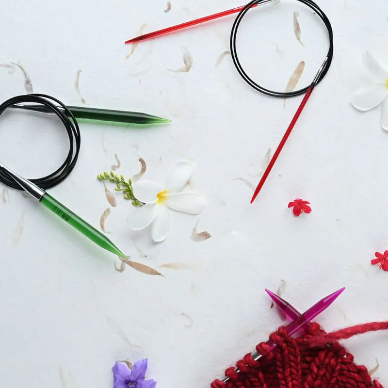 Agujas Circulares Fijas Línea Trendz 60cm a 120cm