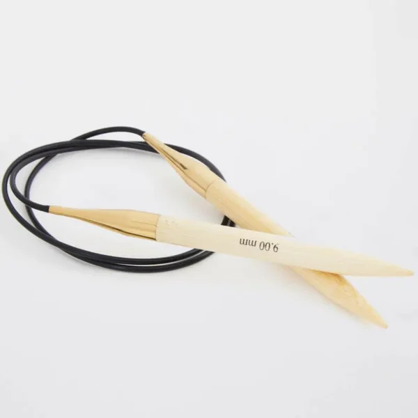 Agujas Circulares Fijas Línea Bamboo 40cm a 100cm
