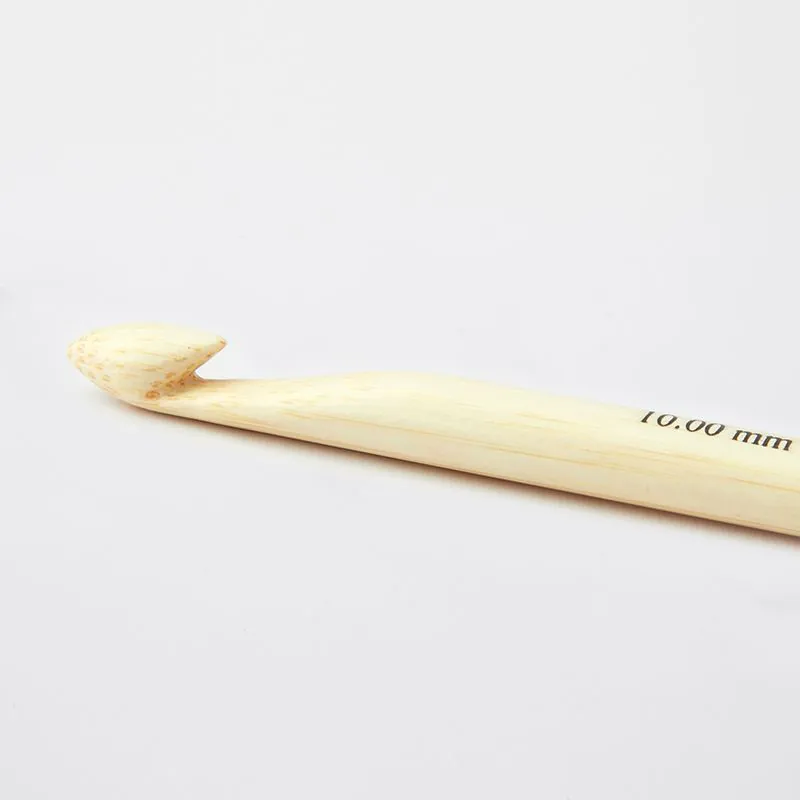 Agujas Crochet KnitPro Bamboo | Bambú Japonés 3 a 10mm 9 Agujas de Crochet KnitPro Línea Bamboo