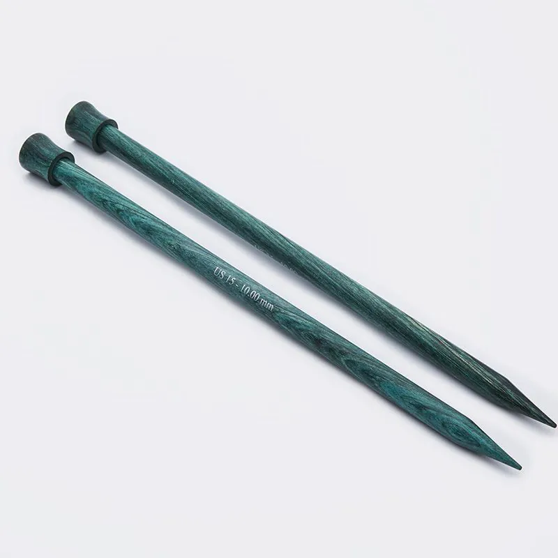 Agujas Rectas KnitPro Dreamz | Madera de Abedul 25 a 35cm 15 Agujas Rectas 10.00mm KnitPro Línea Dreamz 25, 30 y 35 cm