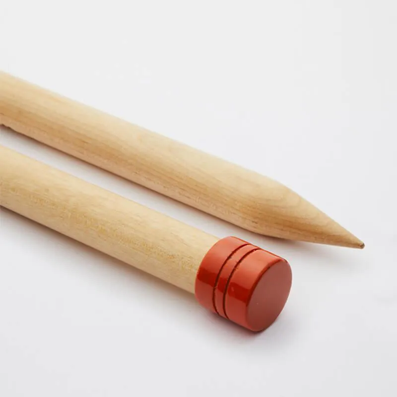 Agujas Rectas KnitPro Jumbo| Madera de Haya 20 a 35mm 1 Agujas Rectas KnitPro Línea Jumbo 25, 30, 35 y 40 cm