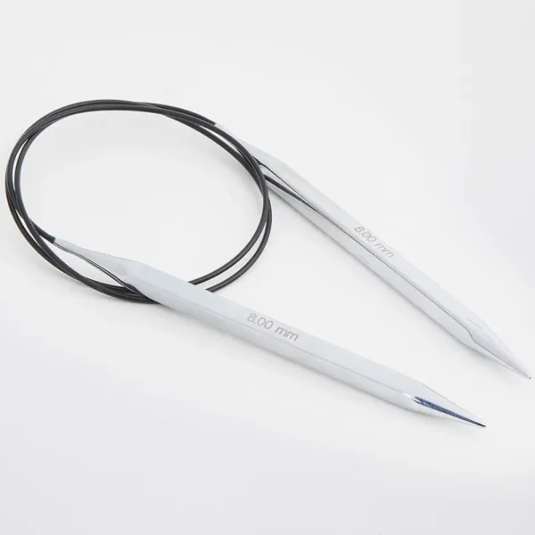 Agujas Circulares Fijas KnitPro Línea Nova Cubics 40cm a 120cm