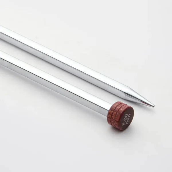 Agujas Rectas KnitPro Línea Nova Cubics 25, 30 y 35 cm