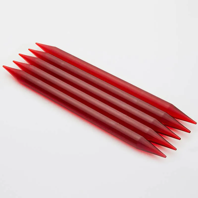 Agujas Doble Punta KnitPro Trendz | Acrílico Color 15 y 20cm 48 Agujas de doble punta KnitPro 12.00mm Línea Trendz DPN