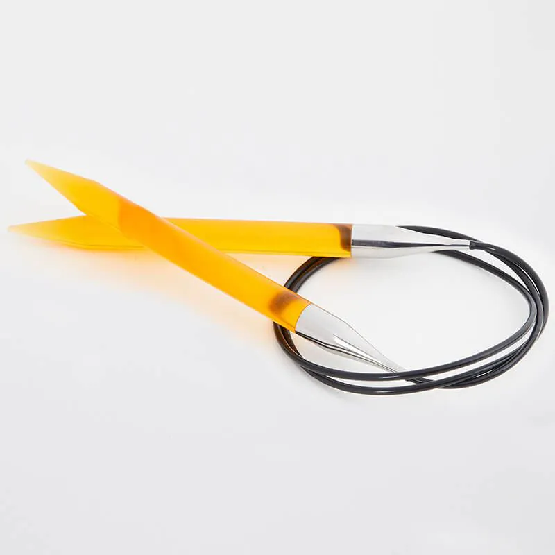 Agujas Circulares Fijas KnitPro Trendz 60cm a 120cm $16.600 / $29.200 15 Agujas Circulares Fijas Línea Trendz 10.00mm