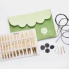 Set de Agujas Circulares Intercambiables 13 cm KnitPro Bamboo Deluxe