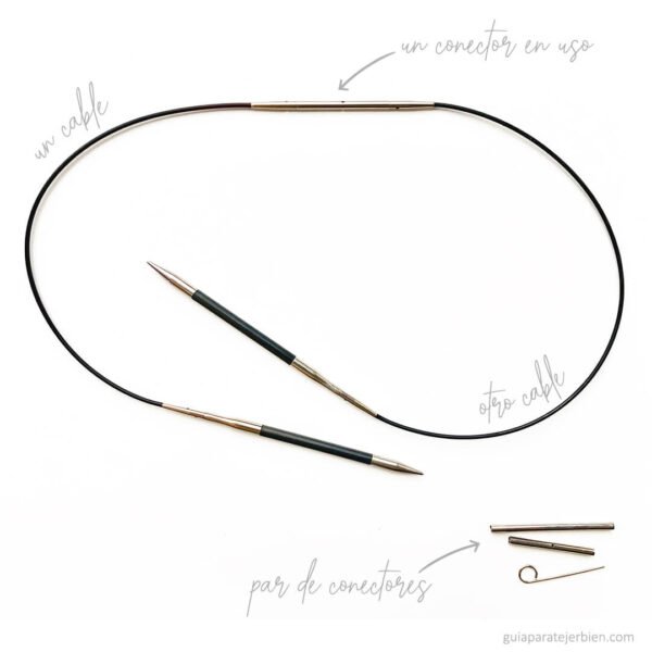 Conectores de Cables intercambiables KnitPro