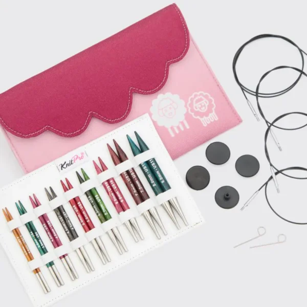 Set de Agujas Circulares Intercambiables 13 cm KnitPro Dreamz Deluxe