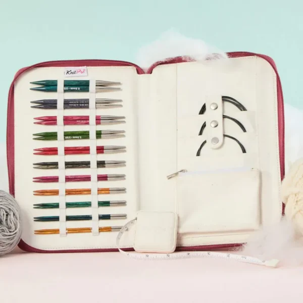 Set de Agujas Circulares Intercambiables 13 cm KnitPro Dreamz Regal