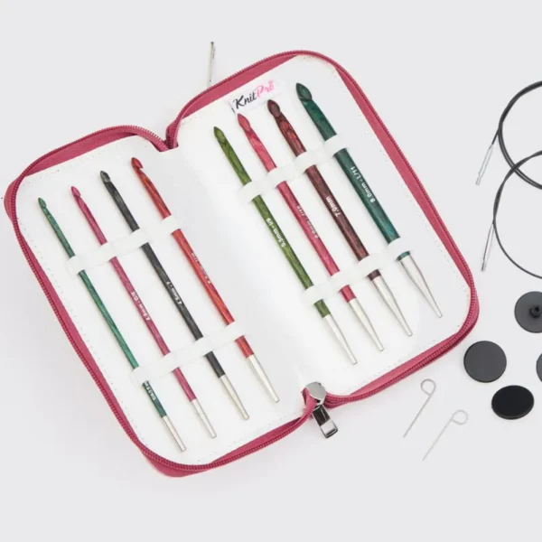 Set de crochet tunecino intercambiables Dreamz Deluxe