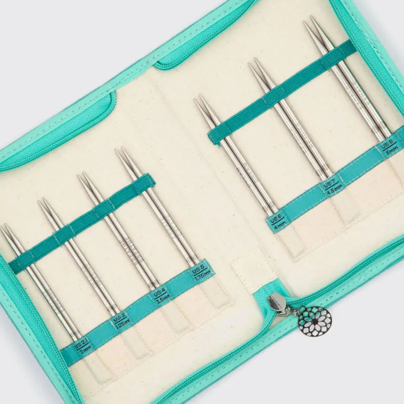 Agujas Circulares KnitPro Mindful Hope Set 7 pares Intercambiables 2 Set de Agujas Circulares Intercambiables 13 cm KnitPro Mindful Hope