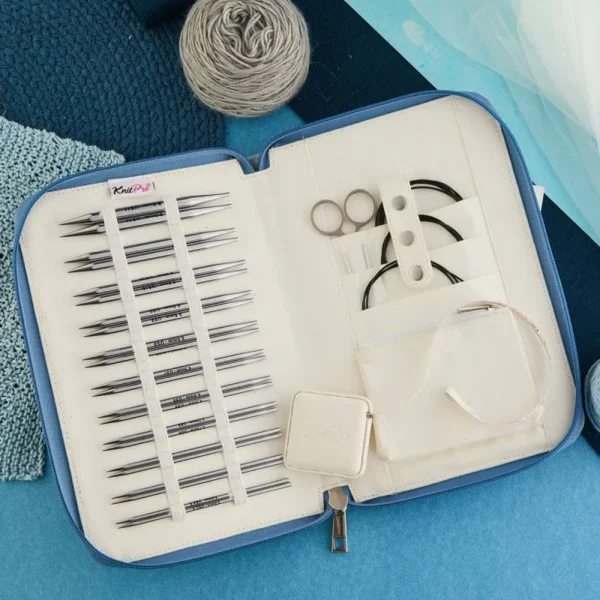 Set de Agujas Circulares Intercambiables 13 cm KnitPro Nova Regal