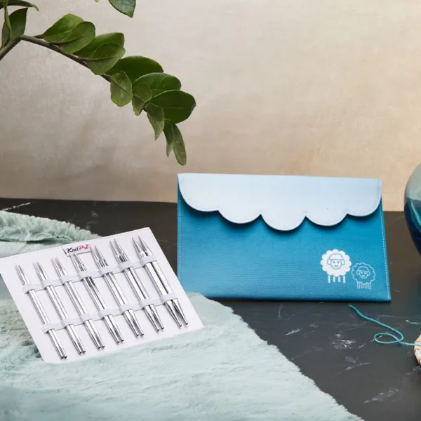 Set de Agujas Circulares Intercambiables 13 cm KnitPro Nova Cubics Deluxe