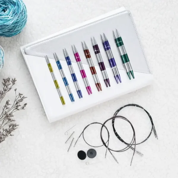 Set de Agujas Circulares Intercambiables 14 cm KnitPro SmartStix Deluxe