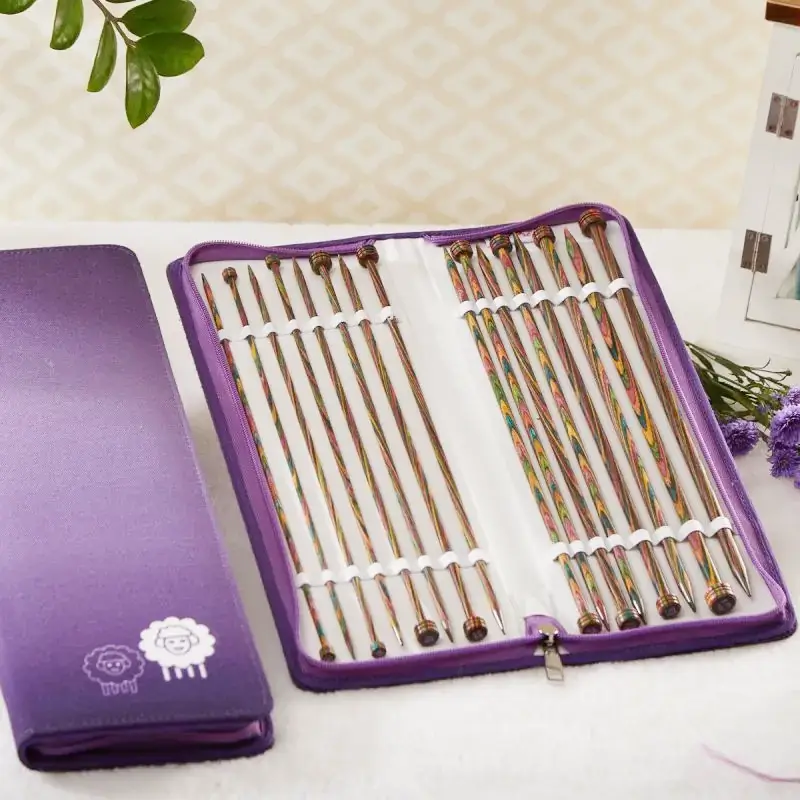 Agujas Rectas KnitPro Symfonie Deluxe | 30 y 35cm 1 Sets de Agujas Rectas Línea Symfonie 30 cm