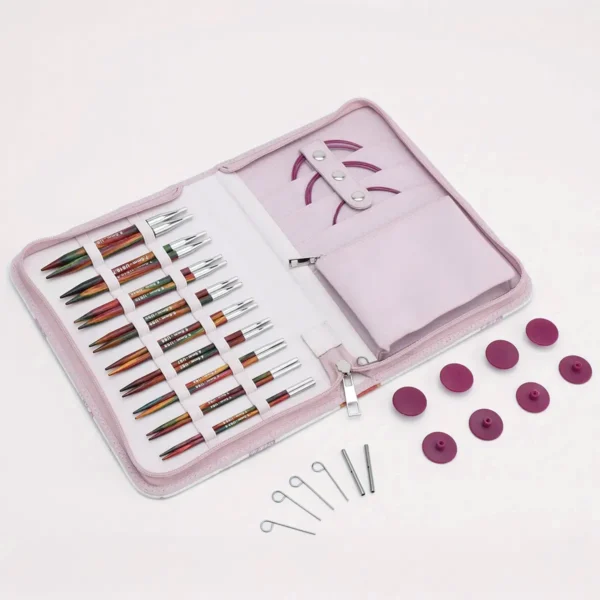 Agujas Circulares KnitPro Symfonie2 Deluxe Set 9 pares Intercambiables
