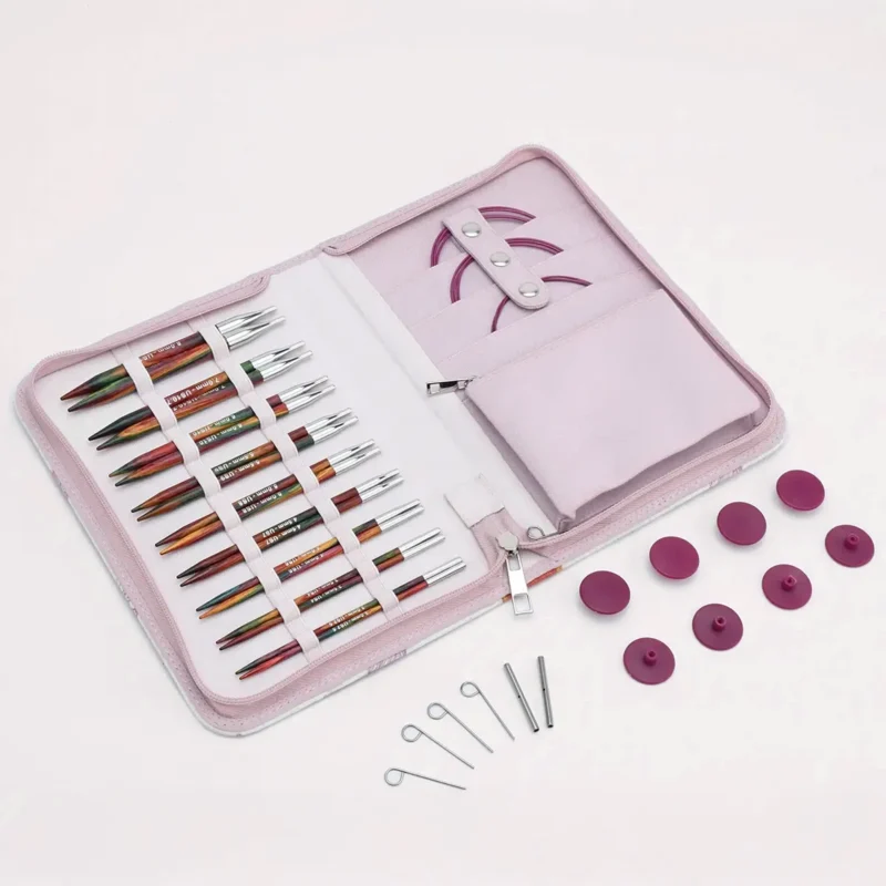 Agujas Circulares KnitPro Symfonie2 Deluxe Set 9 pares Intercambiables
