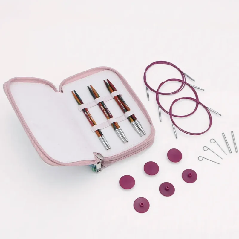 Agujas Circulares KnitPro Symfonie2 Starter Set 3 pares Intercambiables 1 Agujas Circulares KnitPro Symfonie2 Starter Set 3 pares Intercambiables