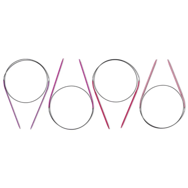 Agujas Circulares Fijas Prym Colour Collection Kit 80cm | 2.5 a 4mm