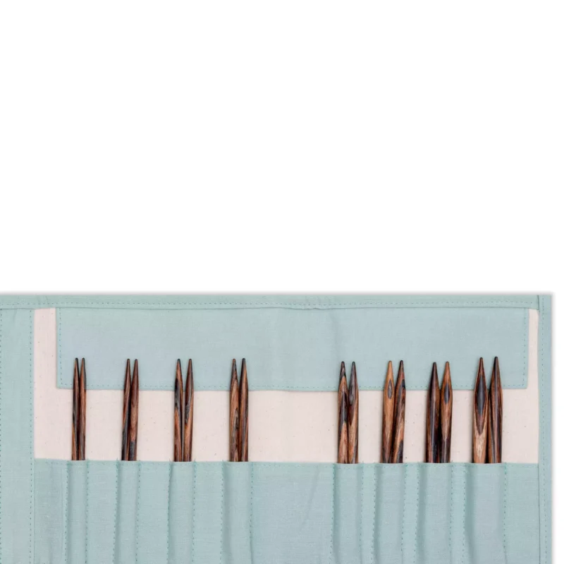 Agujas Circulares Prym 1530 Natural Set celeste
