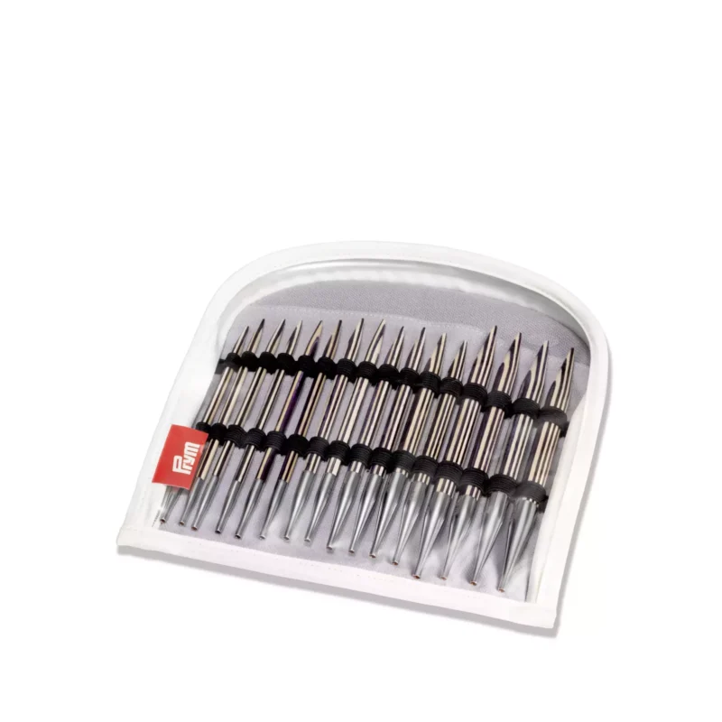 Agujas Circulares Prym Lilac Stripes Set