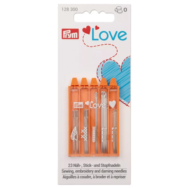Agujas de coser, bordar y zurcir Prym Love | 23 unidades