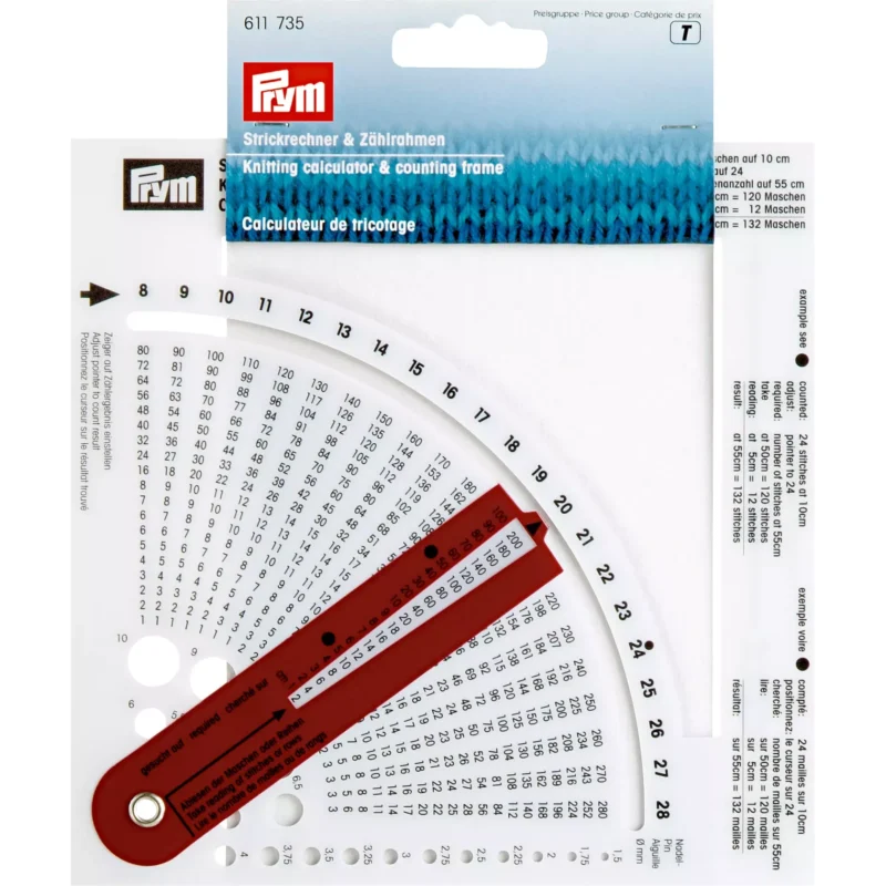 Calculador de puntos y vueltas Prym