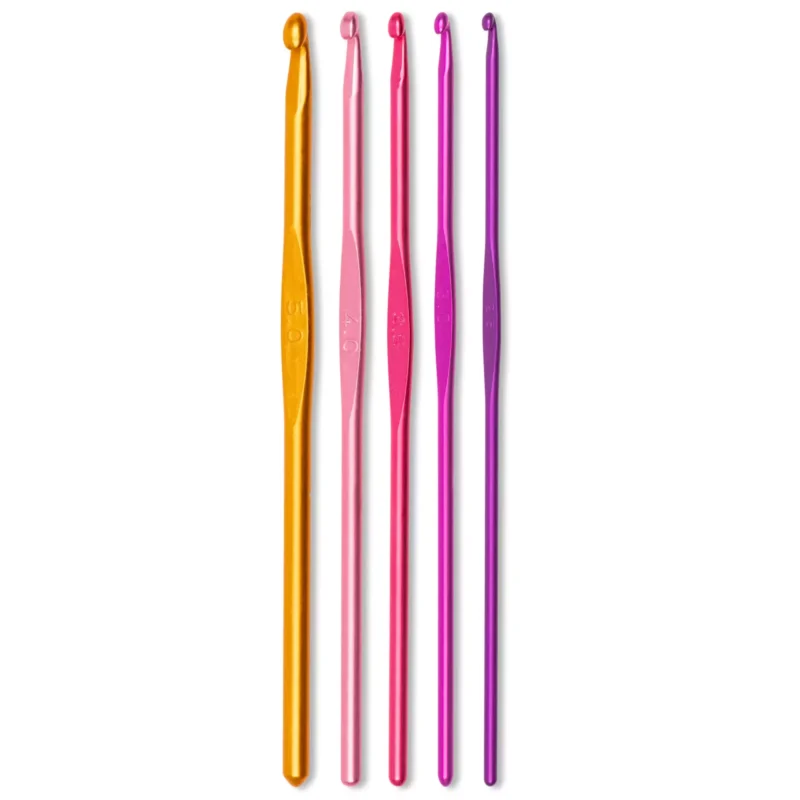 Crochet Prym Colour Collection Kit | 5 agujas aluminio de 2.5 a 5mm