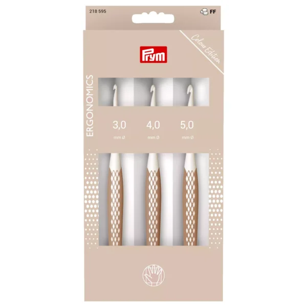 Crochet Prym Ergonomic Kit 3 agujas