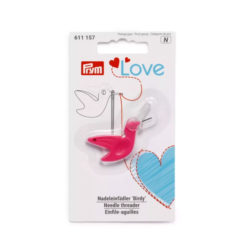 Enhebrador Birdy Prym Love | Rosa Fucsia