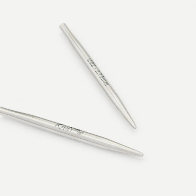 Agujas Circulares KnitPro Mindful Petite 2.00, 2.25, 2.50 & 2.75mm Intercambiables de 5, 7.5, 10 & 13cm 2 Agujas Circulares KnitPro Mindful Petite Intercambiables