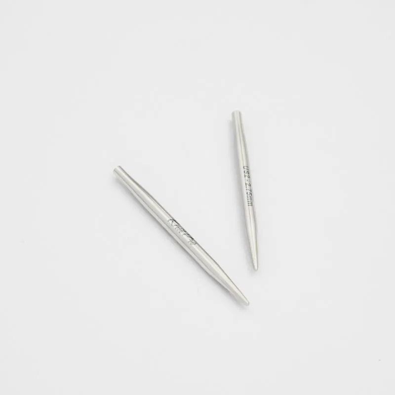 Agujas Circulares KnitPro Mindful Petite 2.00, 2.25, 2.50 & 2.75mm Intercambiables de 5, 7.5, 10 & 13cm 3 Agujas Circulares KnitPro Mindful Petite Intercambiables