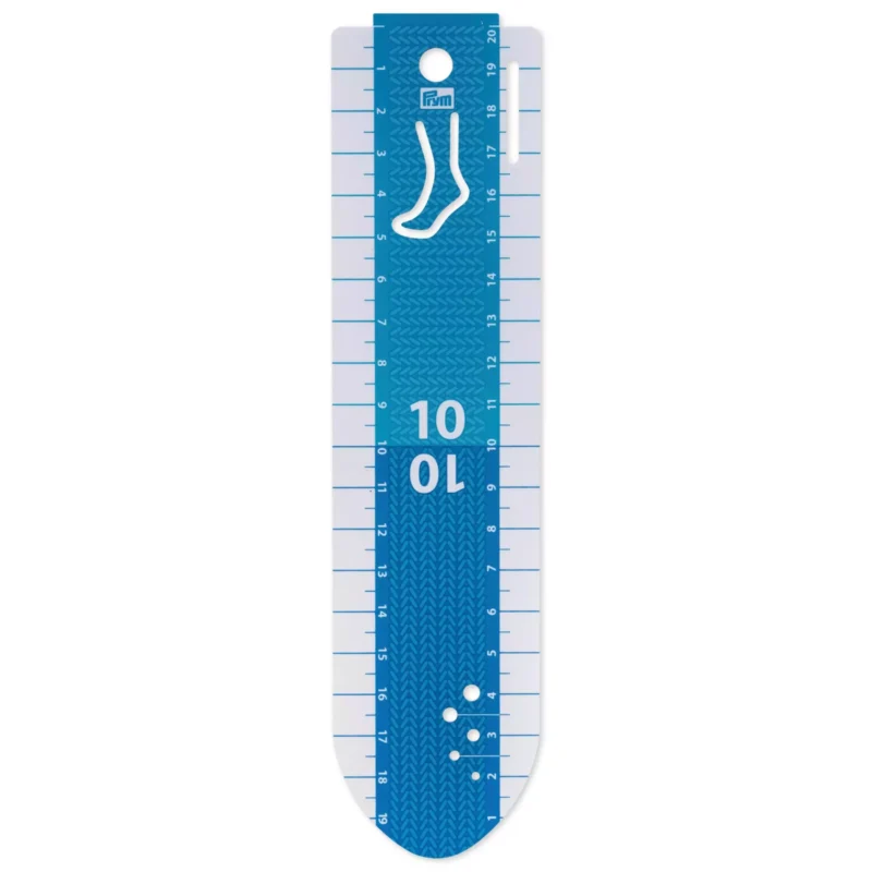 Regla para medir calcetines Prym | 20 cm