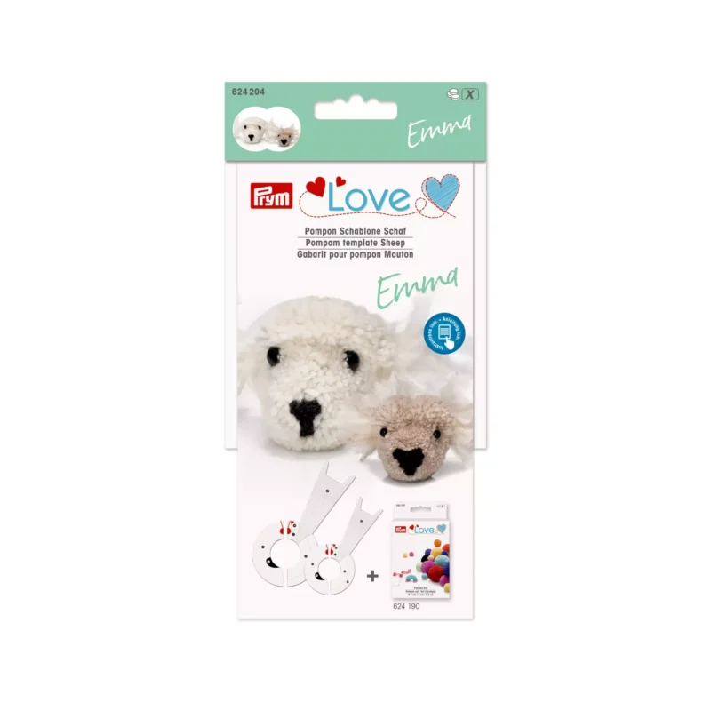 Set para crear Pompones Prym Sheep Emma | 2 Medidas