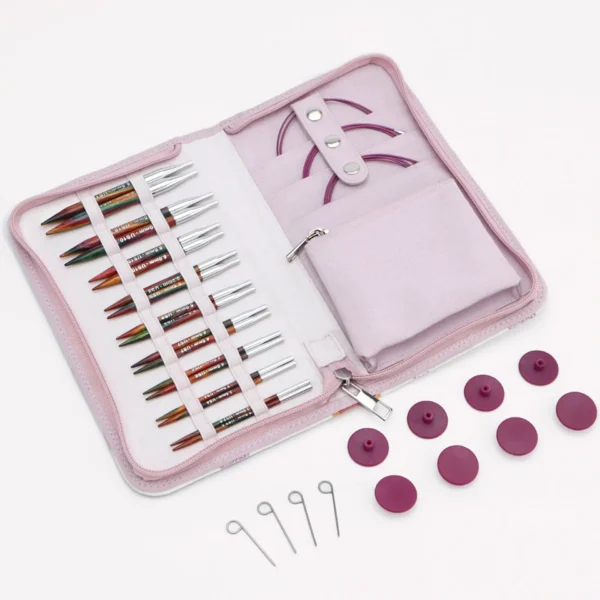 Agujas Circulares KnitPro Symfonie2 Deluxe Set Especial 9 pares Intercambiables