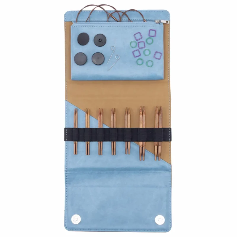 Agujas Circulares KnitPro Ginger Cubics Set Especial 7 pares Intercambiables