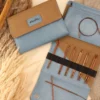 Agujas Circulares KnitPro Ginger Cubics Set 7 pares Intercambiables