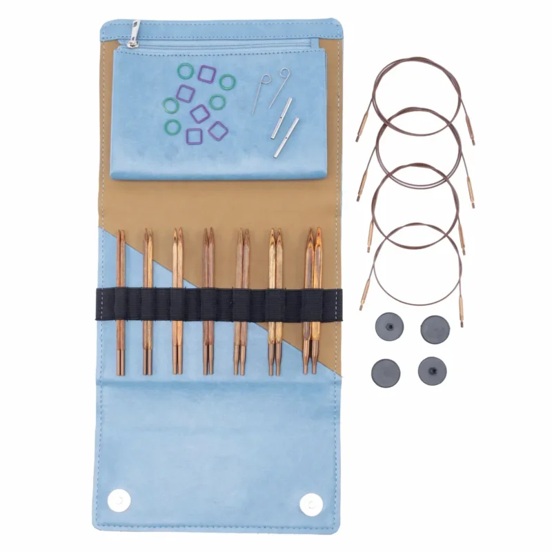 Agujas Circulares KnitPro Ginger Cubics Set 7 pares Intercambiables 2 ginger cubics interccambiable circular set 13cm 2webp